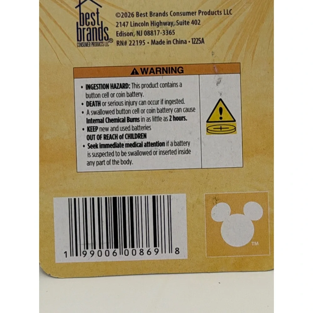 Disney Lilo & Stitch Blue Digital Kitchen Timer Magnetic Winking Stitch 1225A