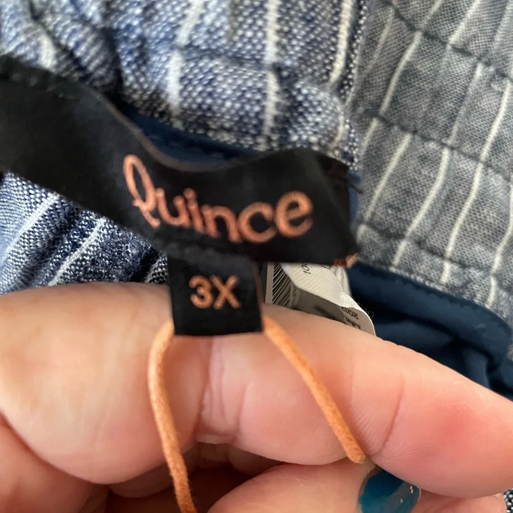Quince vertical pair drawstring