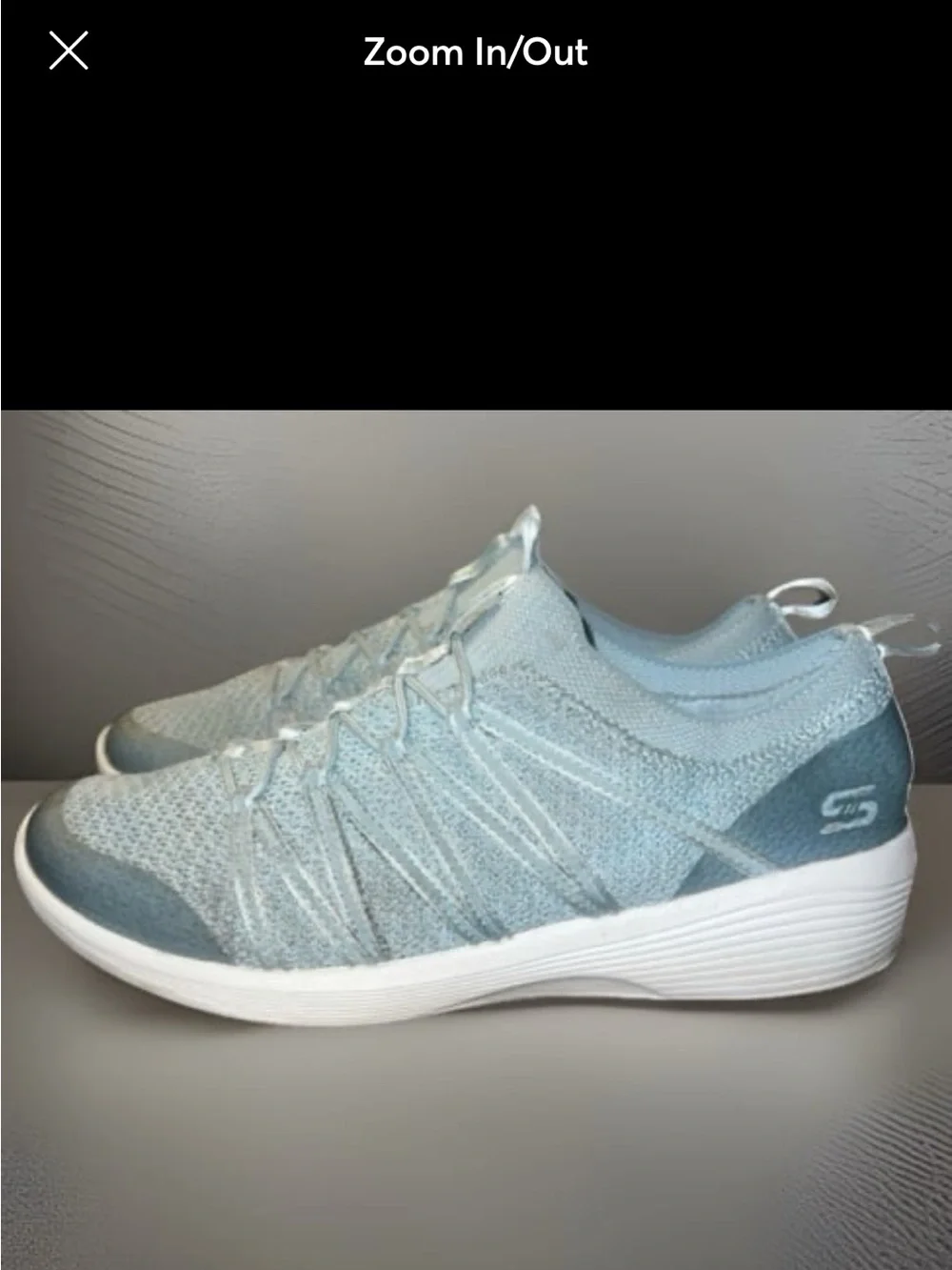 Skechers light blue