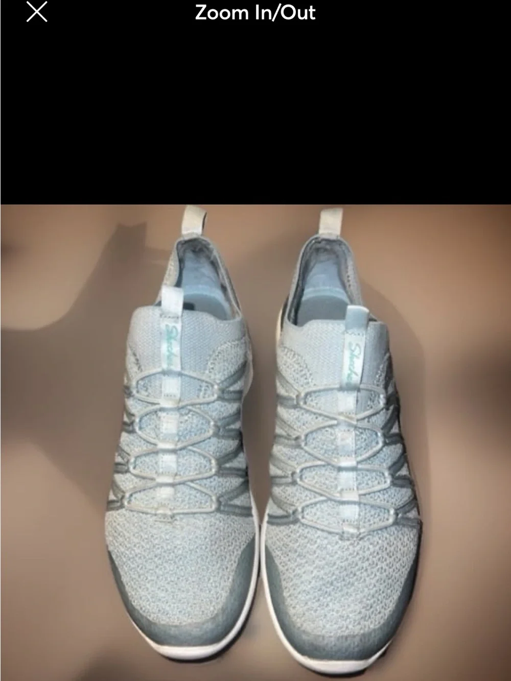 Skechers light blue