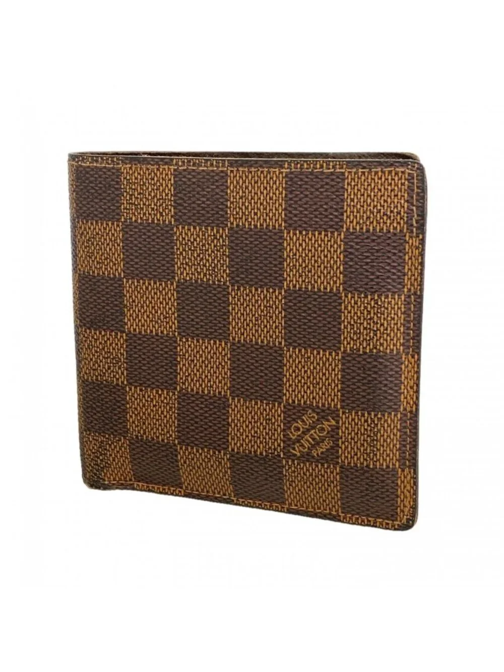 Louis Vuitton Wallet Damier Portefeuille Marco Ebene