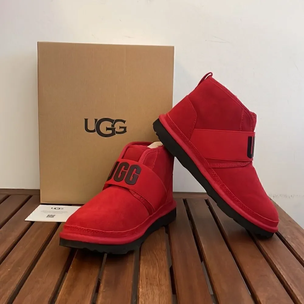 UGG Kid Neumel II Graphic Boots Red US Big Kid 5 Y/UK 4/EU 37