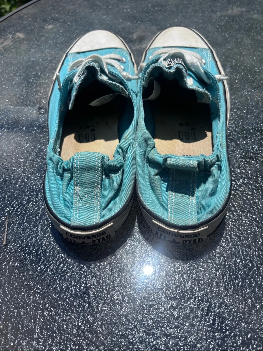 Converse only worn