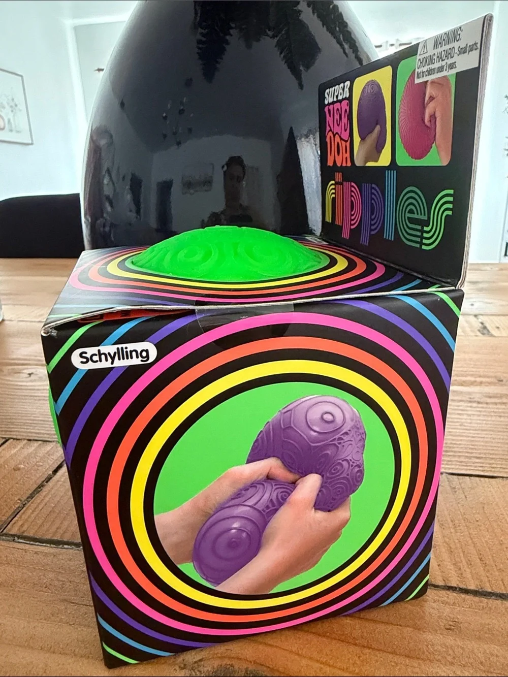Super NeeDoh Ripples Green Sensory Toy by Schylling
