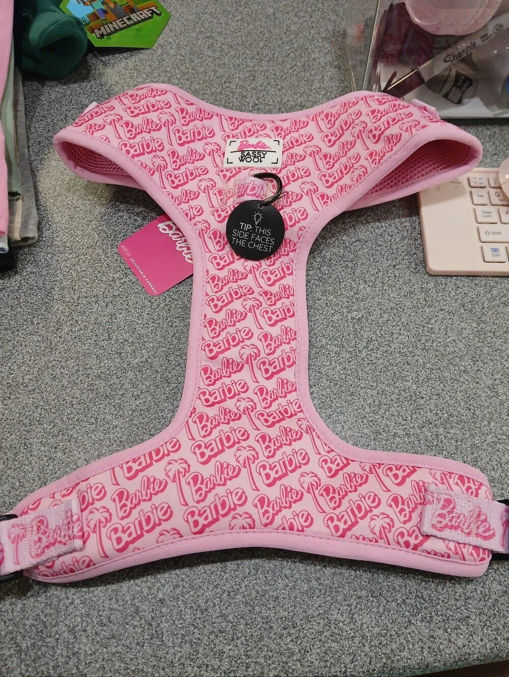Sassy Wolf Barbie Dog Harness