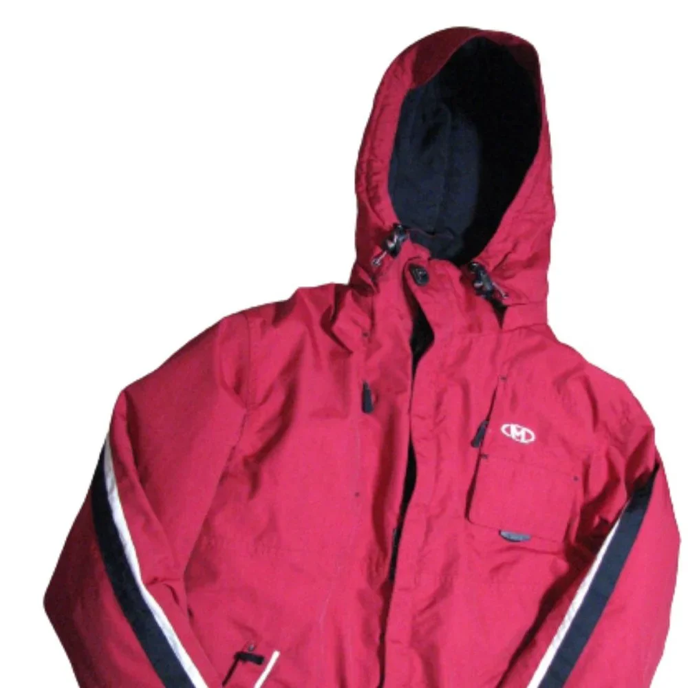 Marker Ski Coat Red Black Jacket Boy Size 16 Snow