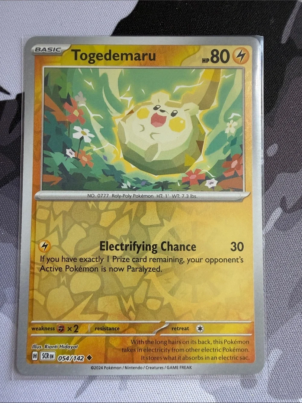 Togedemaru Pokémon Card Lot ⚡ | Reverse Holo 4 Cards ✨5/$25✨
