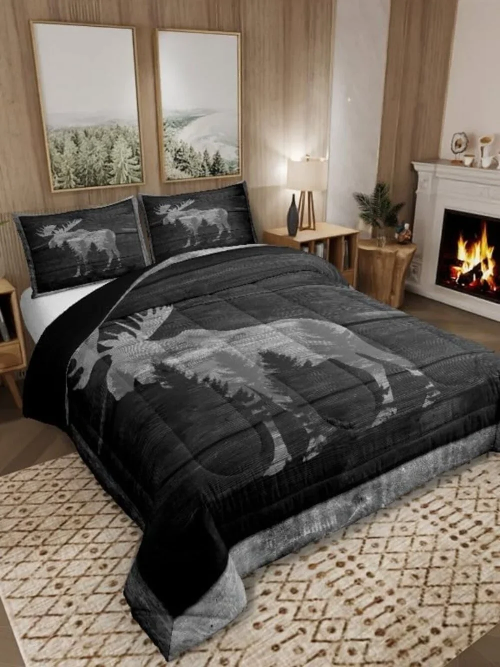 N/A bedroom printed seasons