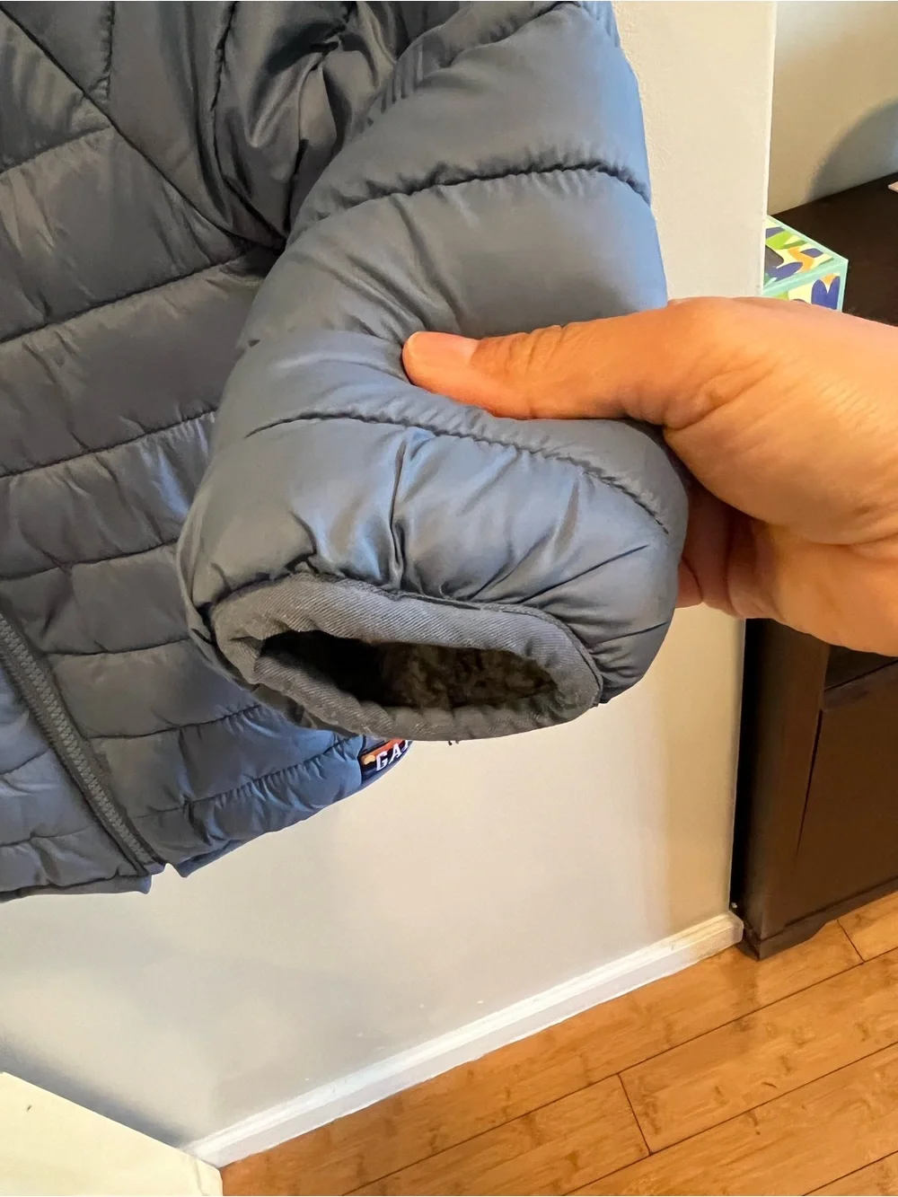 Gap reversible Kids Quilted Puffer Jacket - Blue