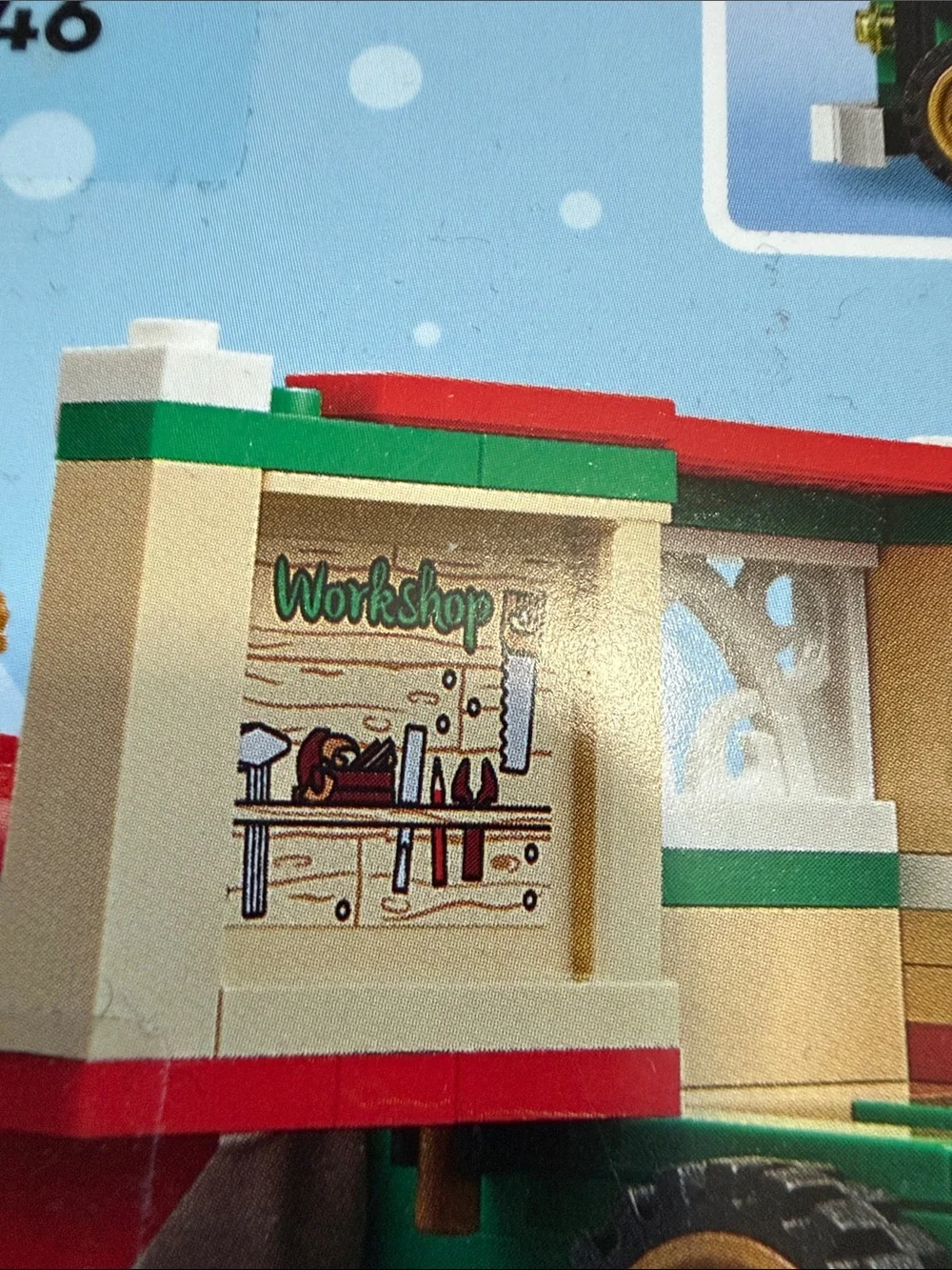 Lego Holiday Delivery Truck Set - Green, Red, Gold