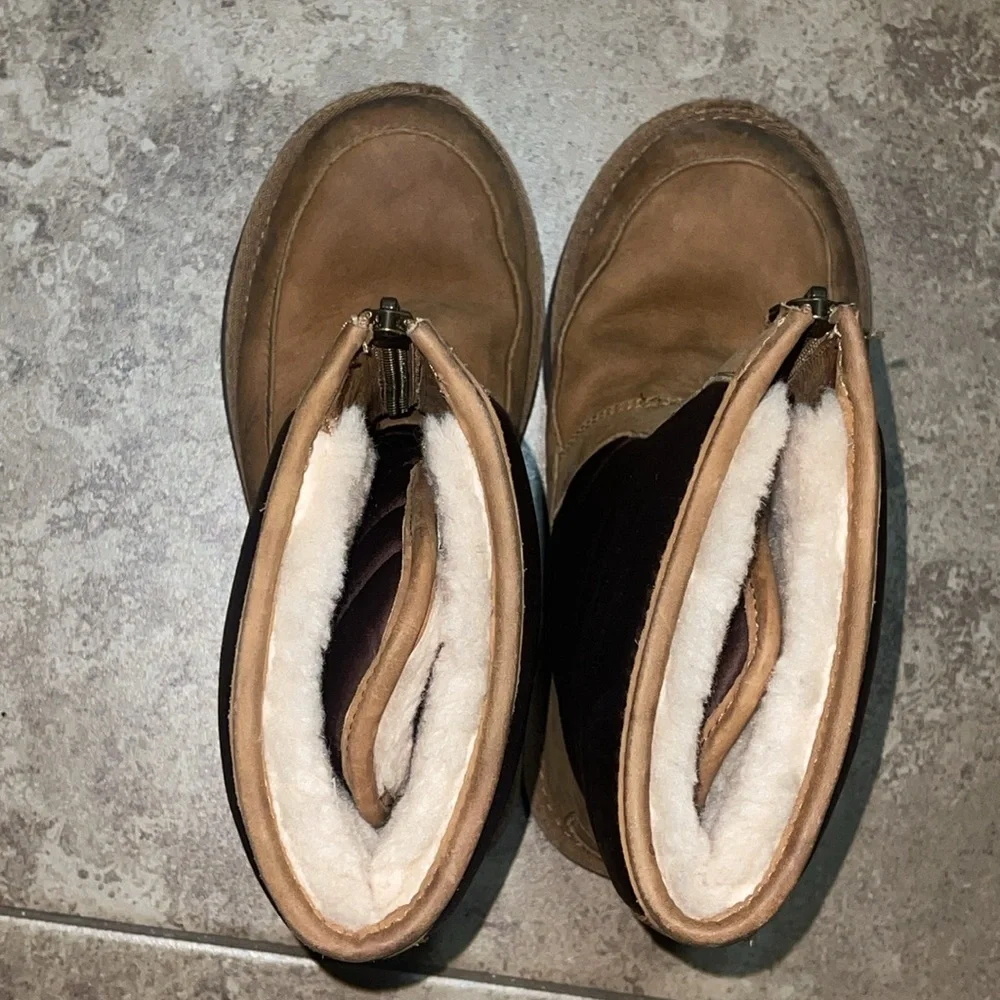 UGG Zaire Short Chestnut Boots | Size 5