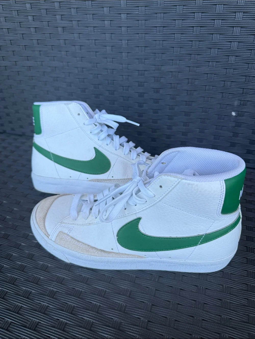 Nike white leather