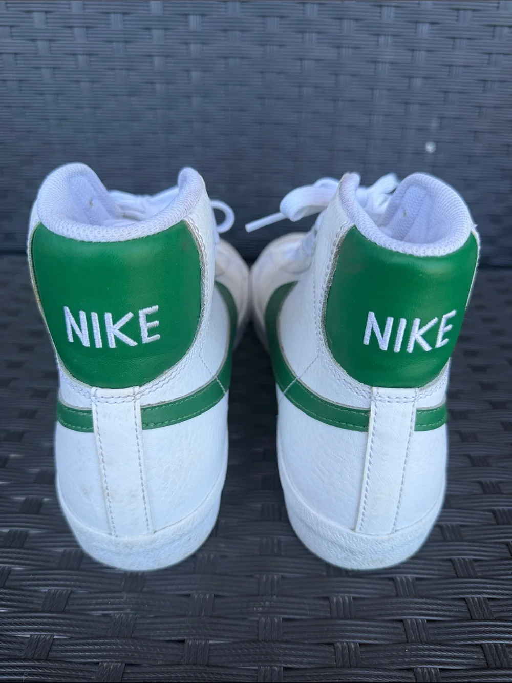Nike white leather