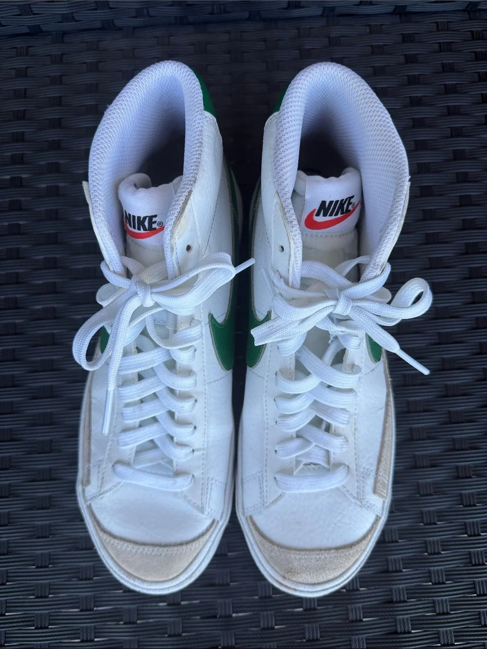 Nike white leather