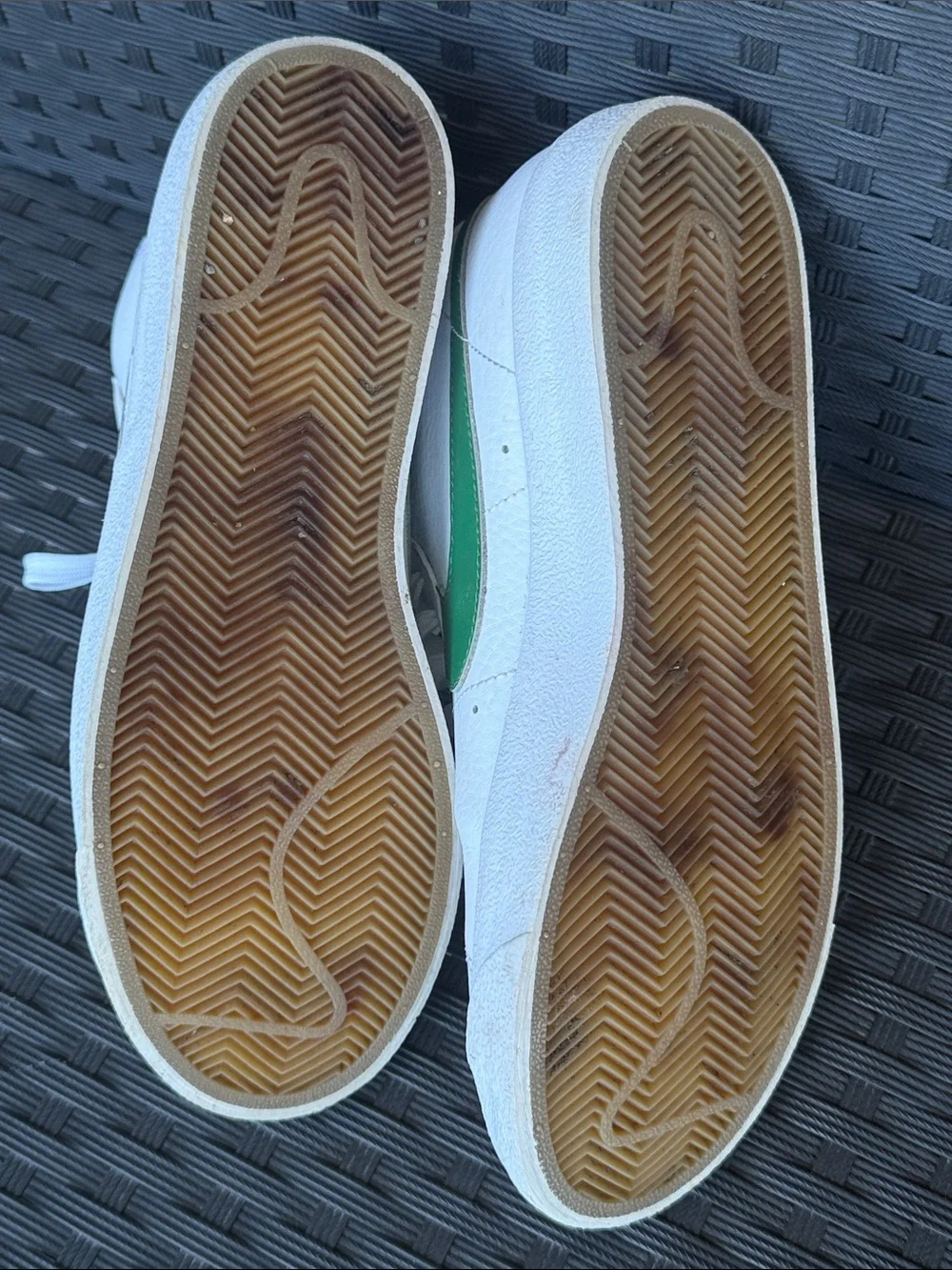 Nike white leather