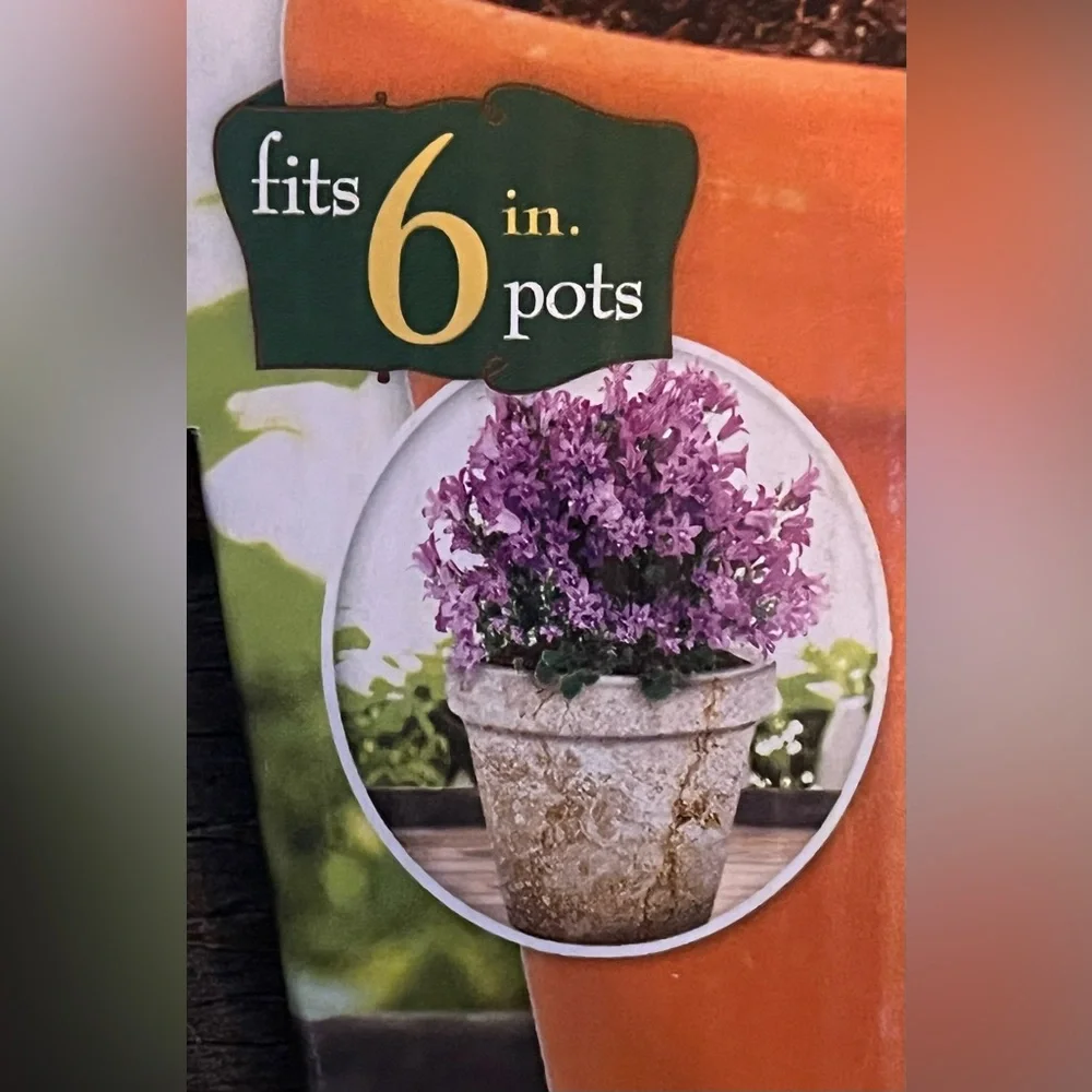 2 pack- Pot Sox Fabric Covers for Pots. Washable Reusable- Indoor/Outdoor. NWT