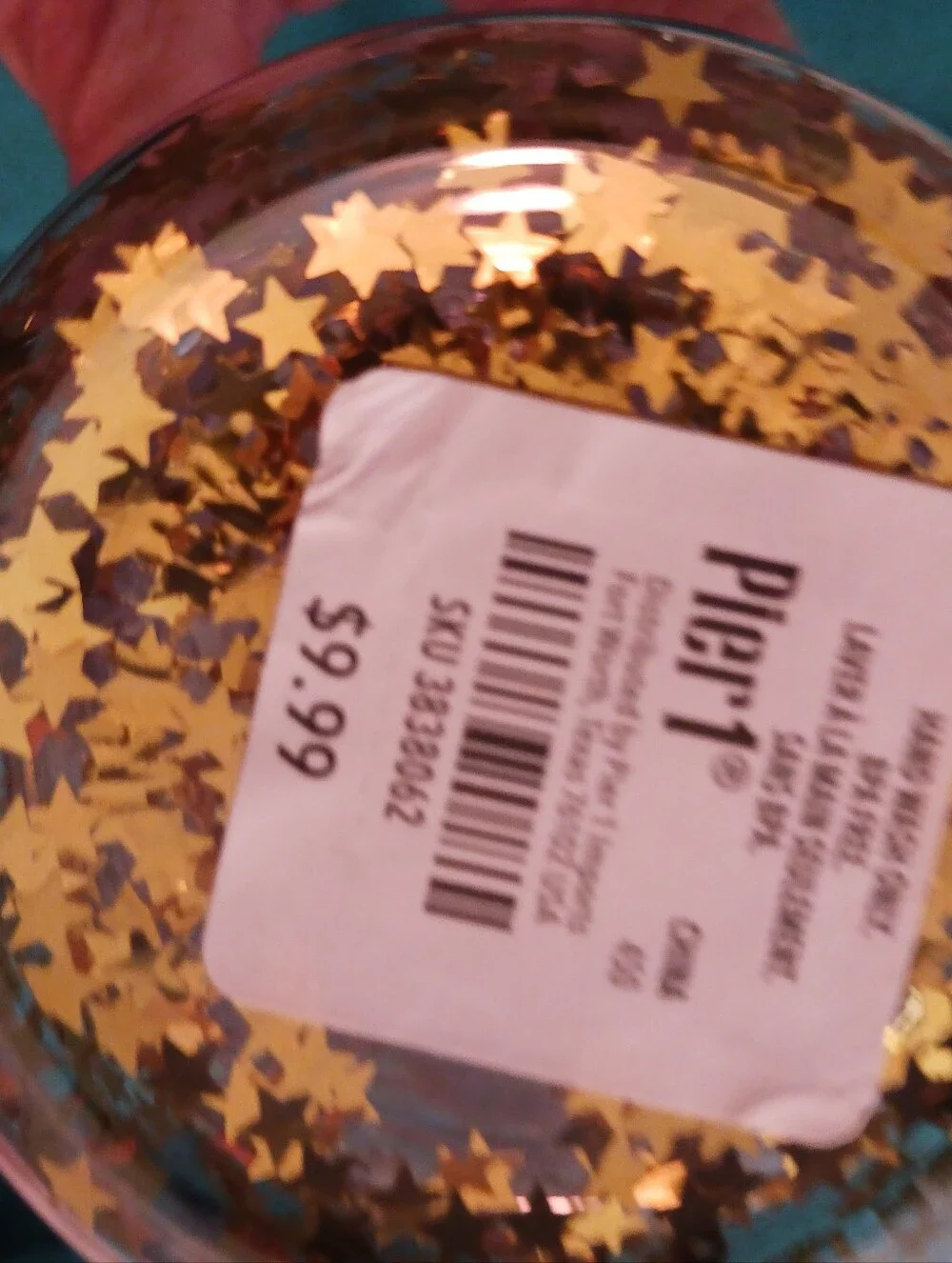 Pier 1 shiny gold