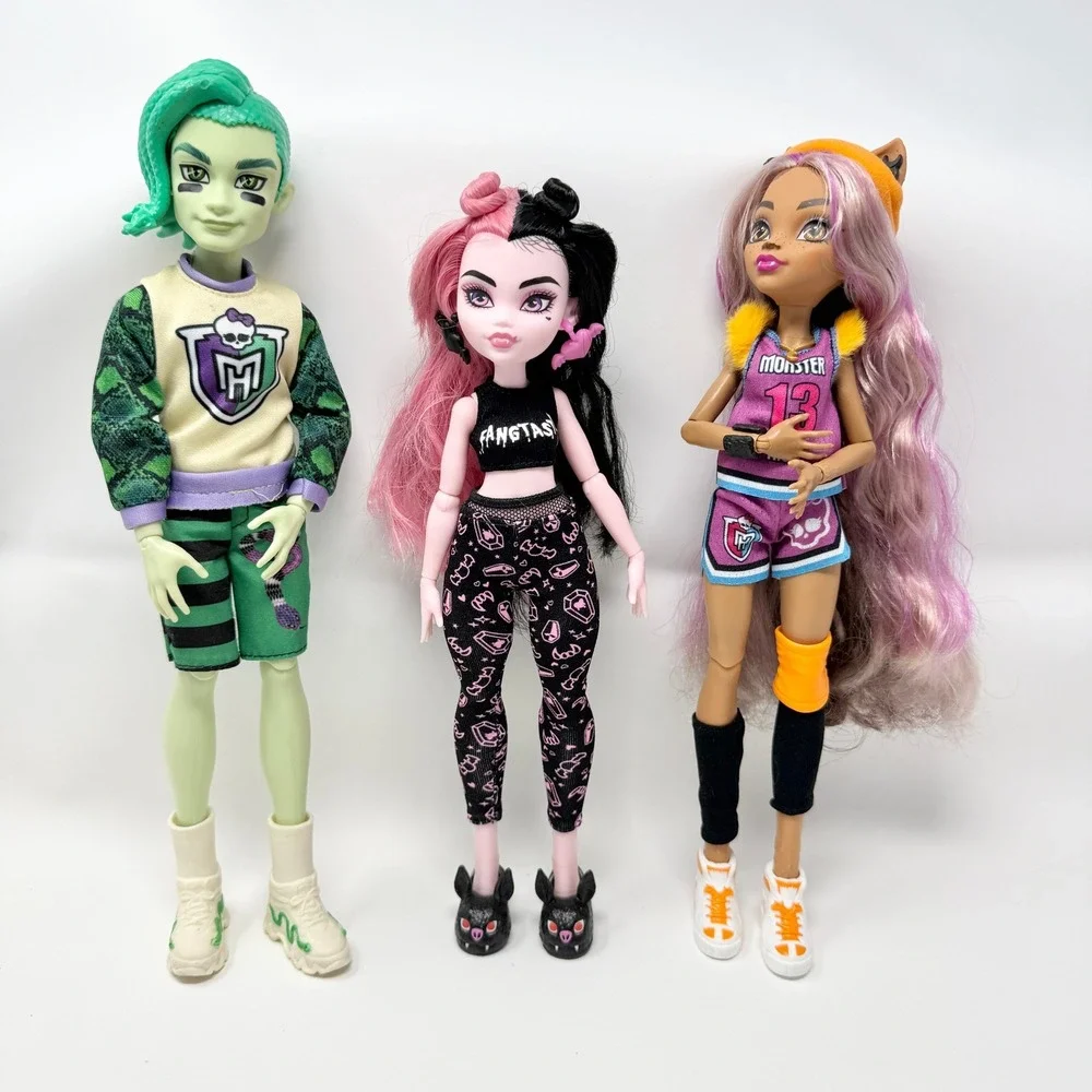 Mattel Monster High G3 Doll Lot Deuce Gorgon Draculaura Clawdeen Wolf 2021 Kids