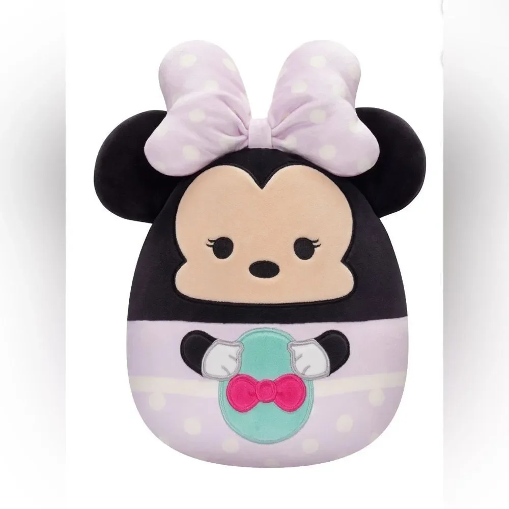 Disney Squishmallow 10” Minnie Mouse with Easter Egg. NWT