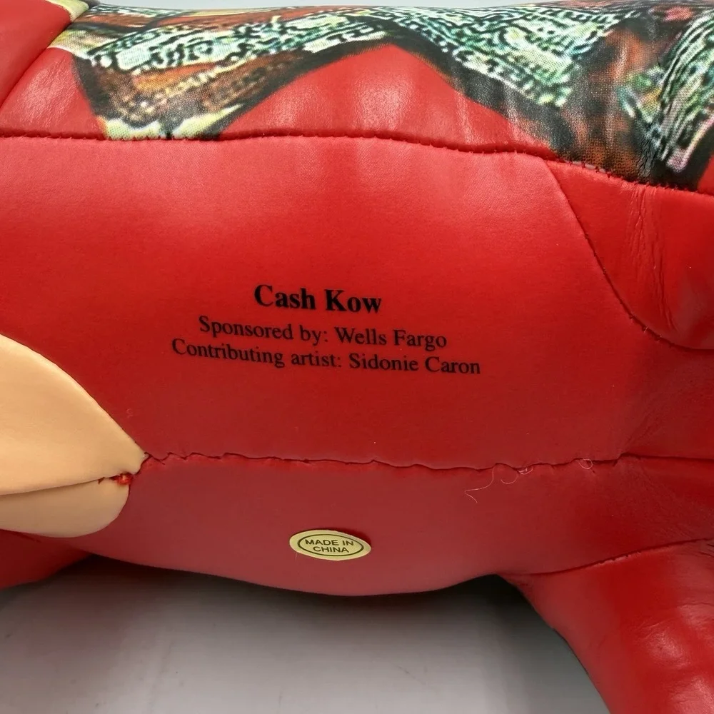 2002 Cow‎ Parade Plush Laughing Cow USA Kows For Kids Parade Special Event HTF