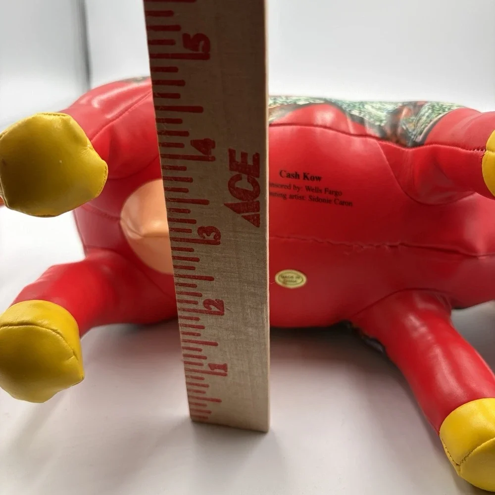 2002 Cow‎ Parade Plush Laughing Cow USA Kows For Kids Parade Special Event HTF