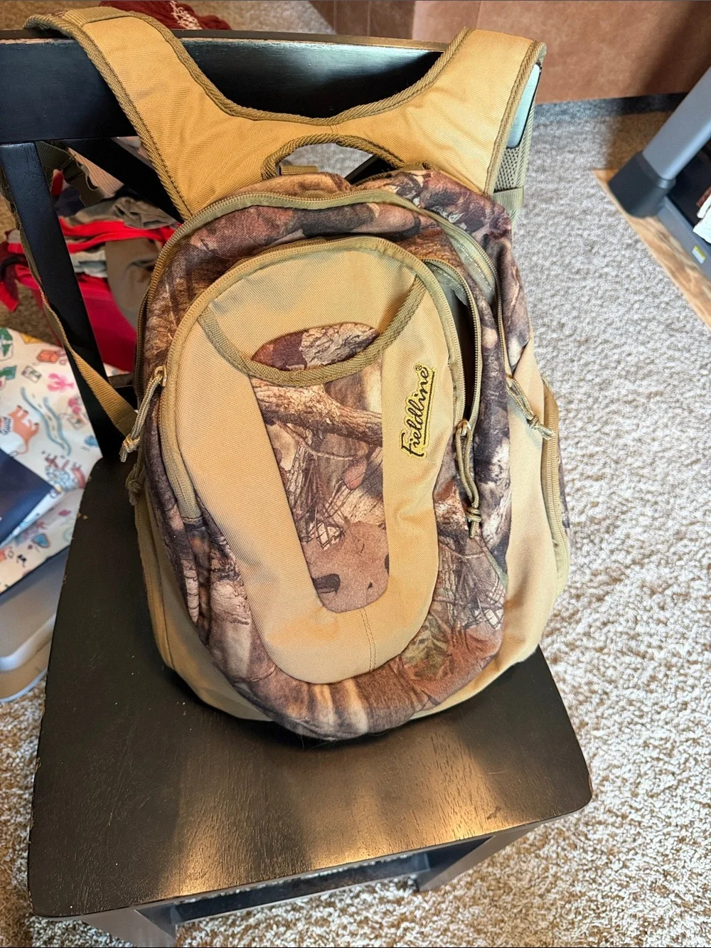 Men’s Tan & Camo Daypack Backpack