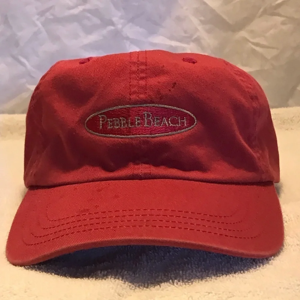 Imperial Pebble Beach Adjustable Maroon Golf Cap