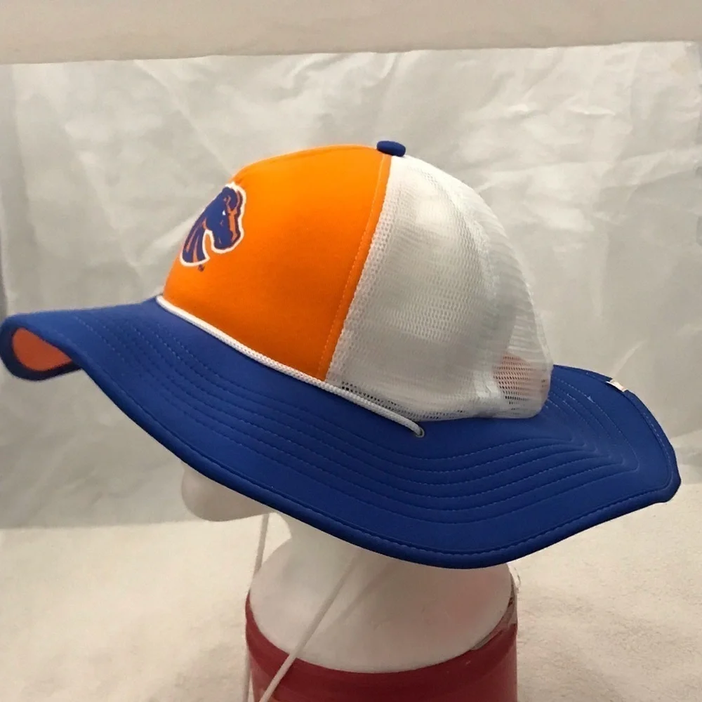 CowBucker for Denver Broncos Adjustable SnapBack Bronco Nation Mesh Bucker Hat