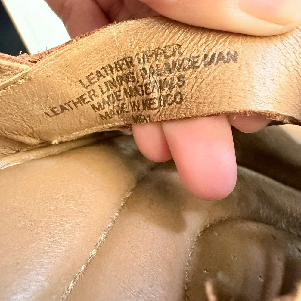 Born leather wedge