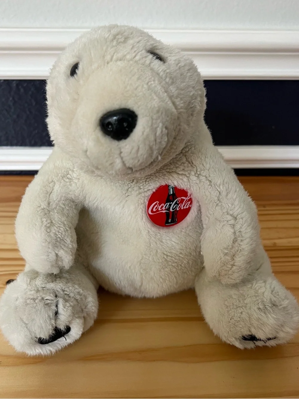 Coca Cola Polar Bears Stuffed Animals Lot of 8 Vintage