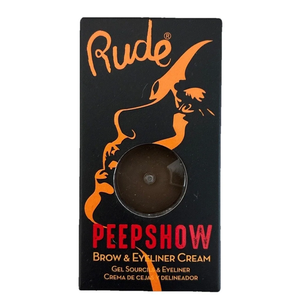 Rude‎ Cosmetics Peepshow Brow & Eyeliner Cream  Private Moment 88034 NEW
