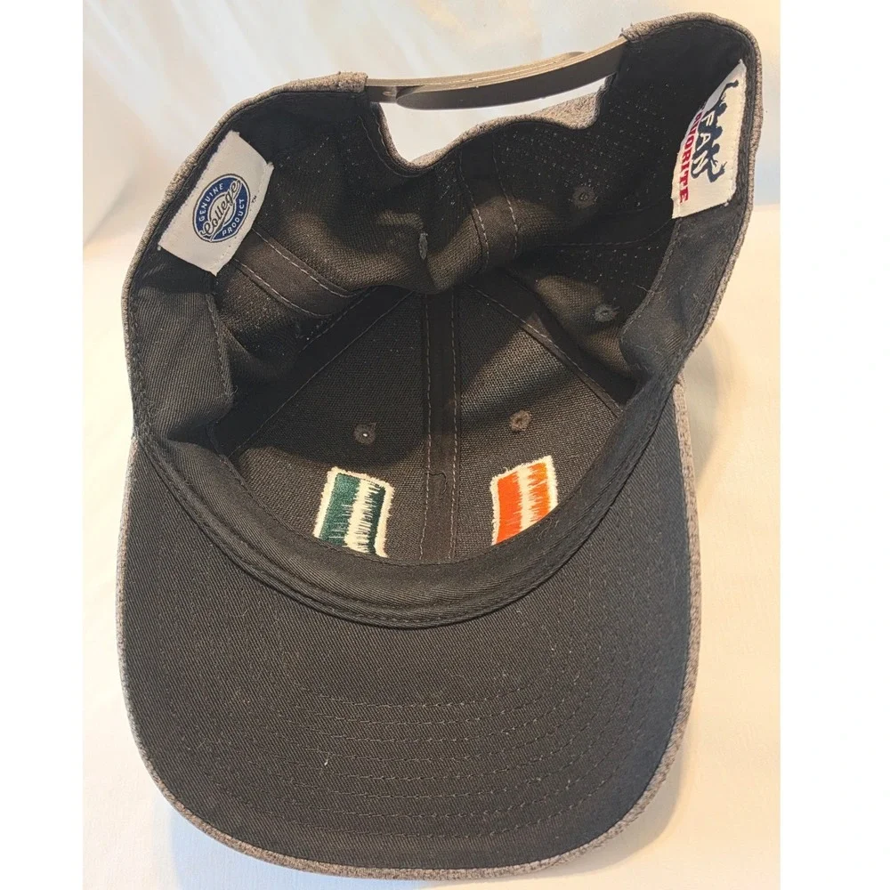Fan Favorite Miami Hurricanes Hat Mens Grey Heathered Snapback U‎ Logo Cap NCAA