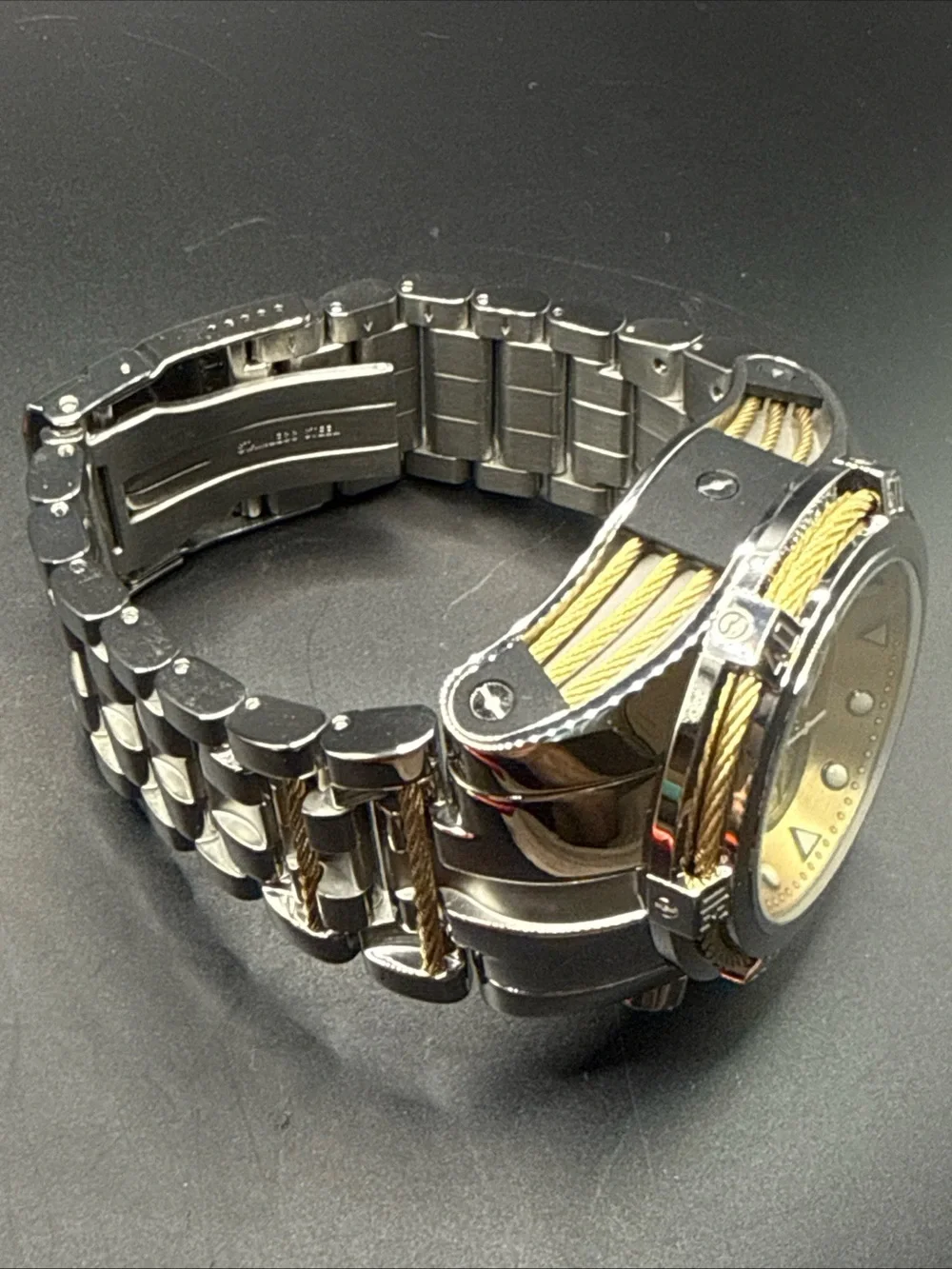 Invicta dial striking stainless
