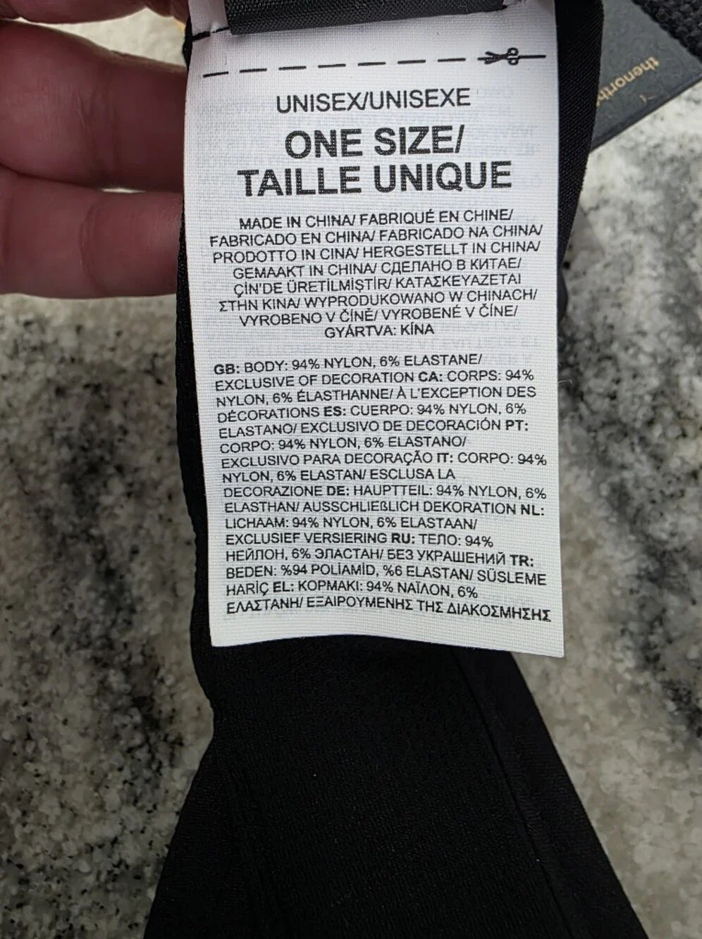 The North Face lightweight visor