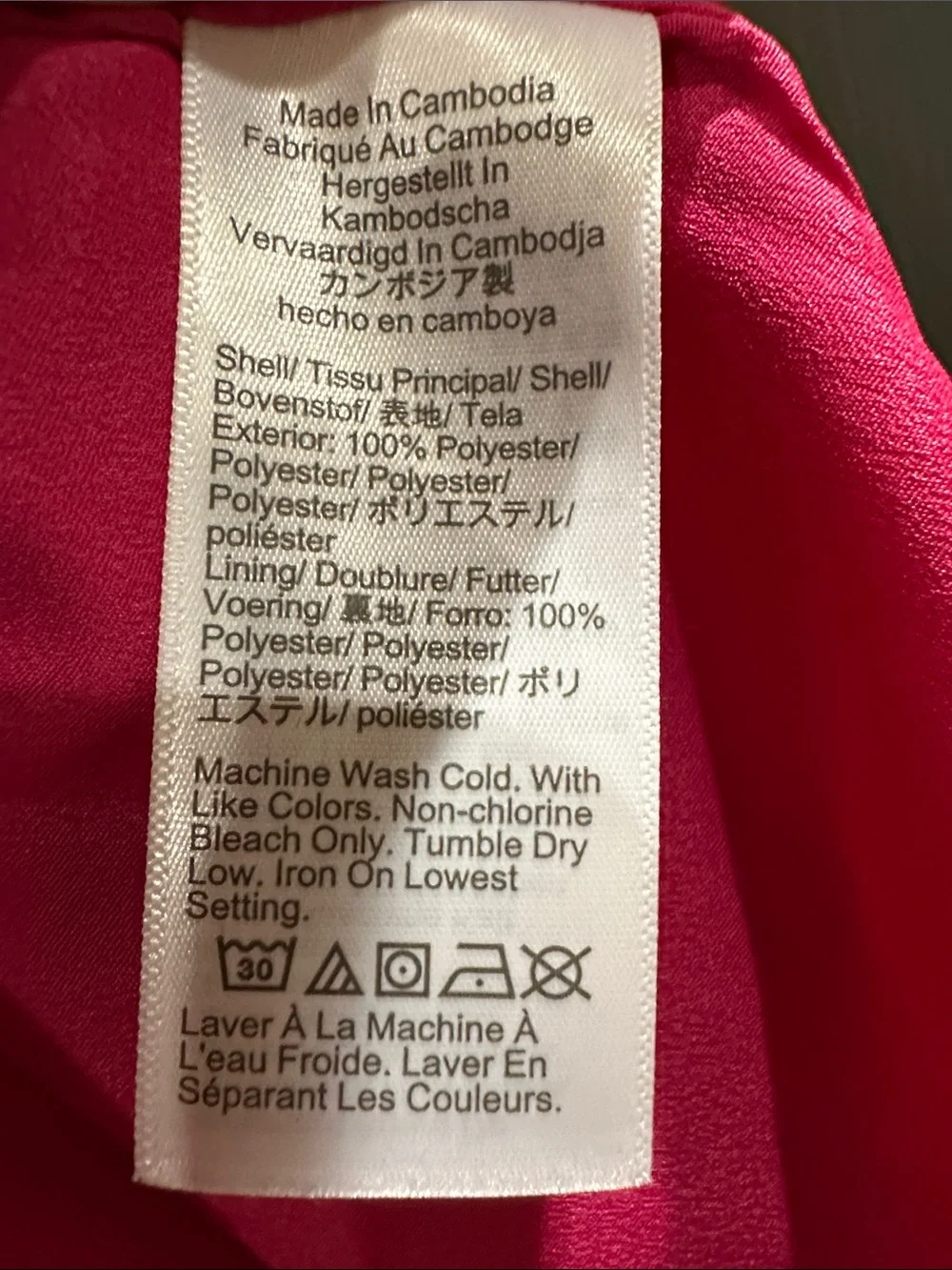 J. Crew bright pink