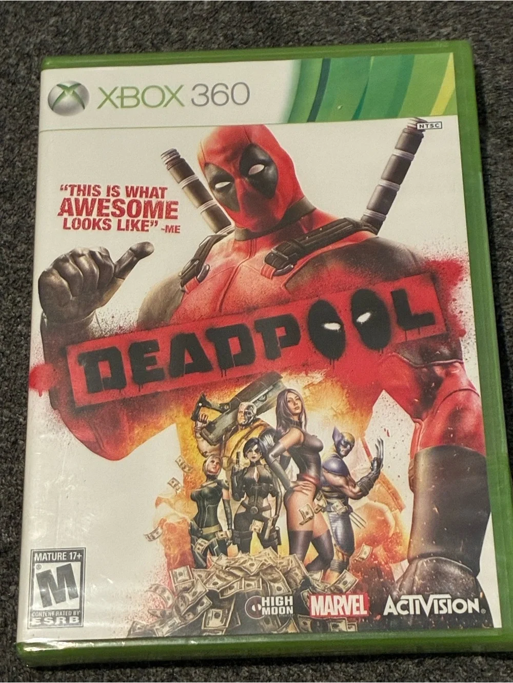 Microsoft Xbox 360 Deadpool Video Game - Red, Black