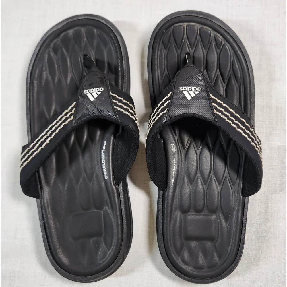 Boys Girls Adidas Raggmo Thong‎  Sandals Flip Flops Shoes Size 2