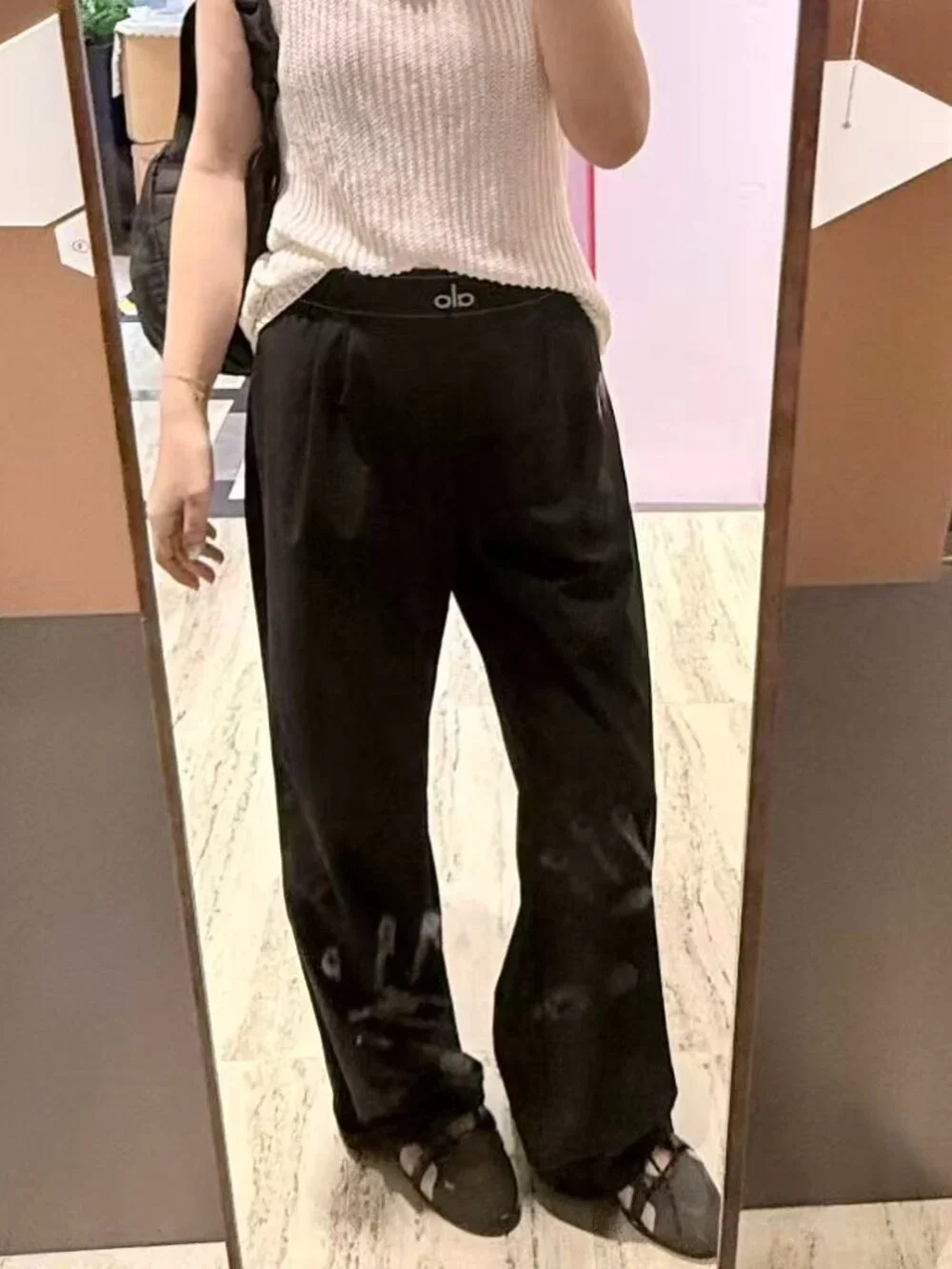 Alo Yoga Suit Up Trouser Black✅Effortless Everyday Pants NWT