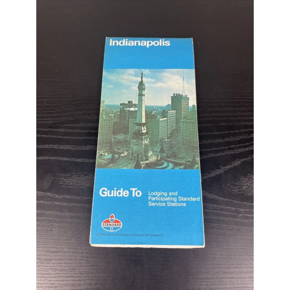 Standard Oil Division Of Amoco Oil Company Indianapolis Guide‎ Map