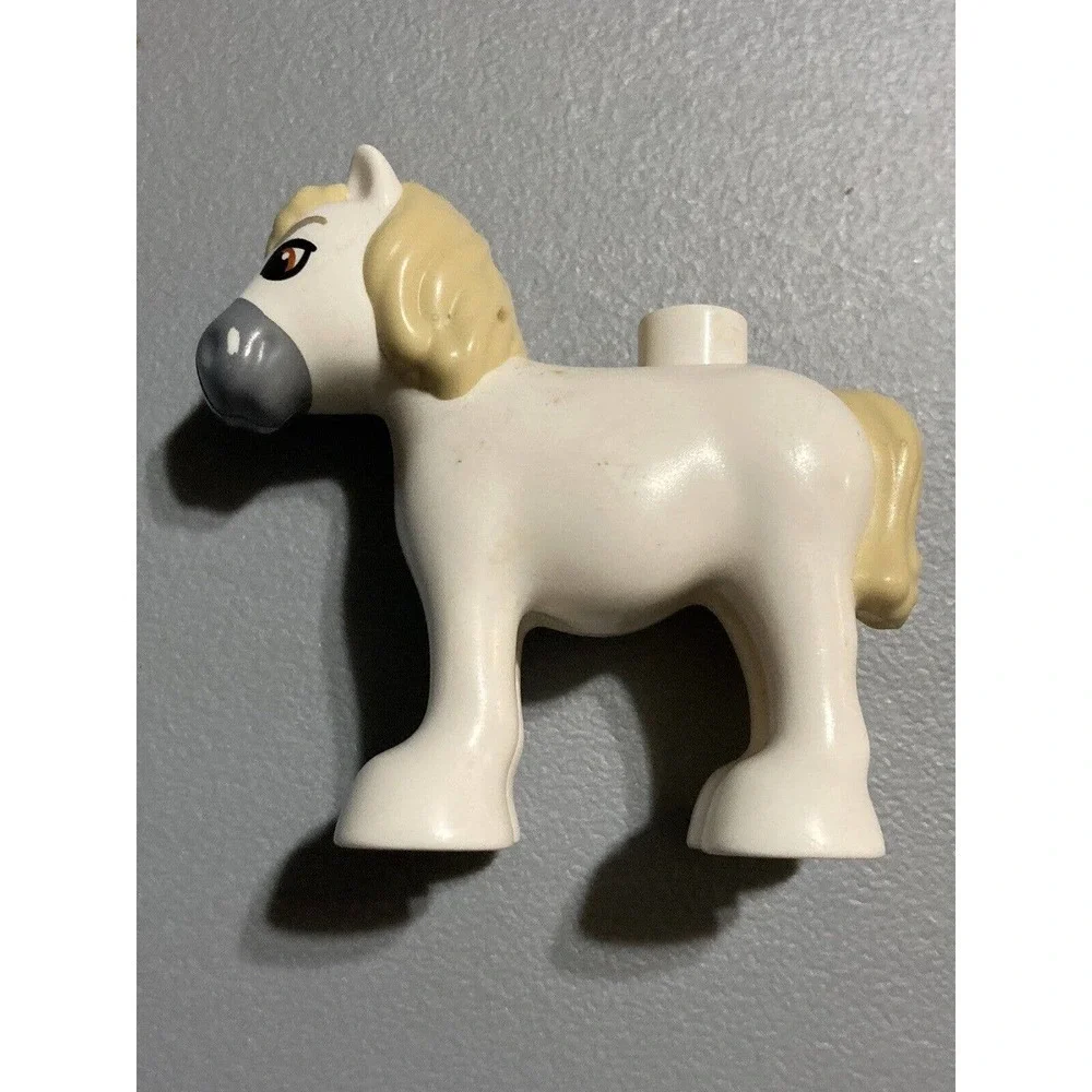 Lego Duplo RAPUNZEL'S‎ WHITE HORSE #10878 Replacement Piece Disney Princess