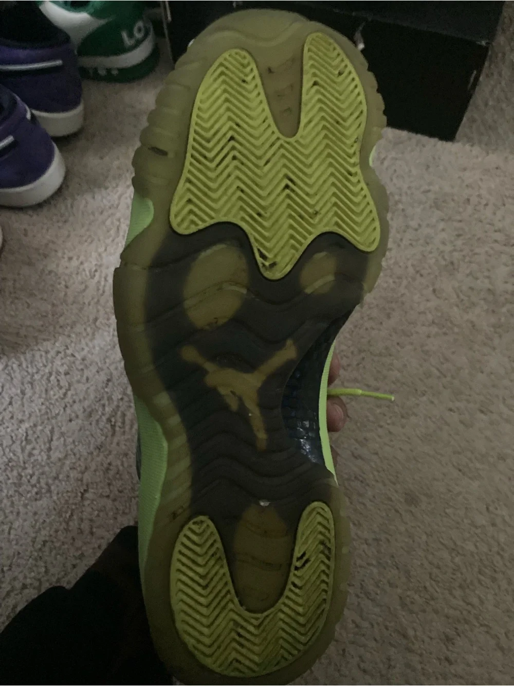 Jordan bold neon
