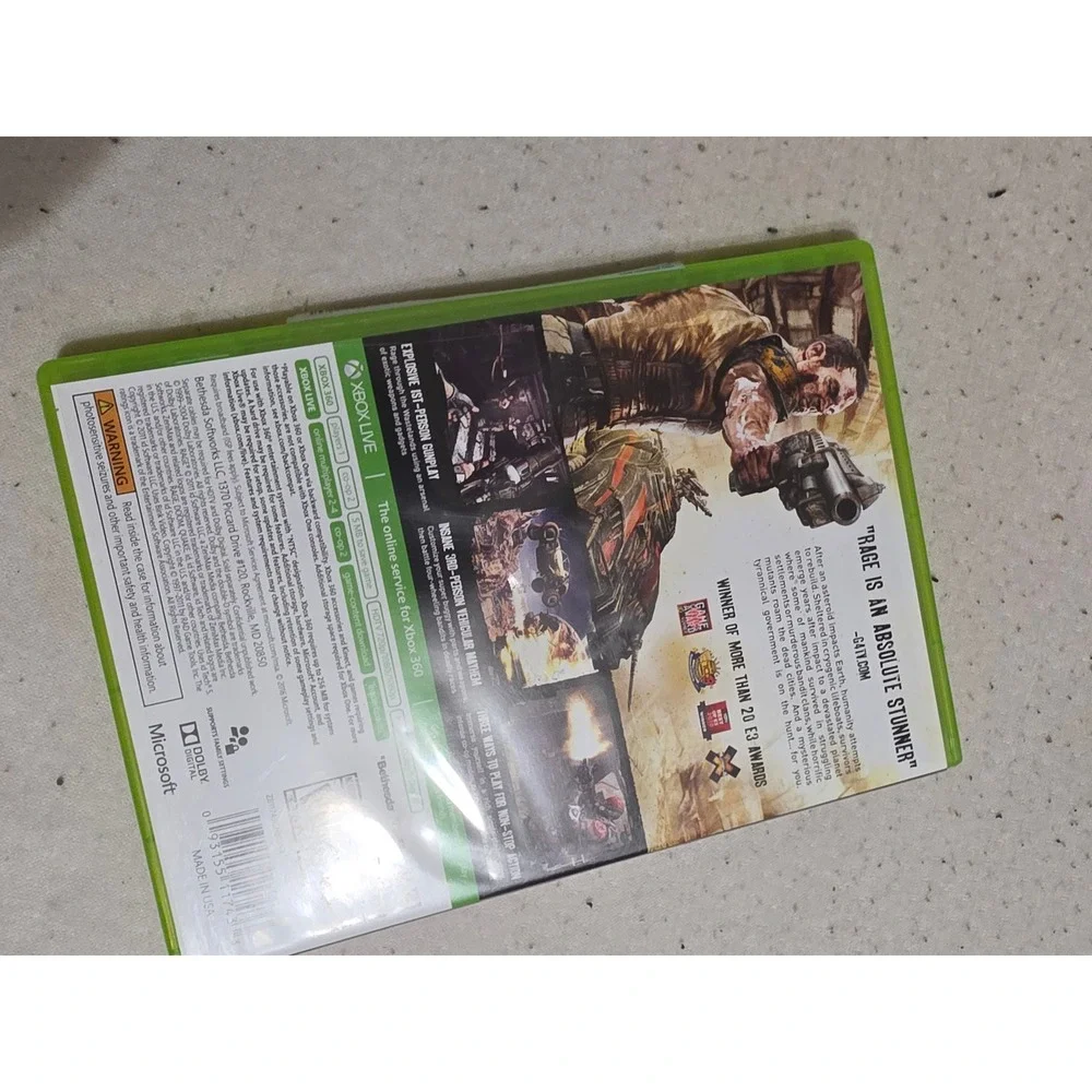 Bethesda rage xbox