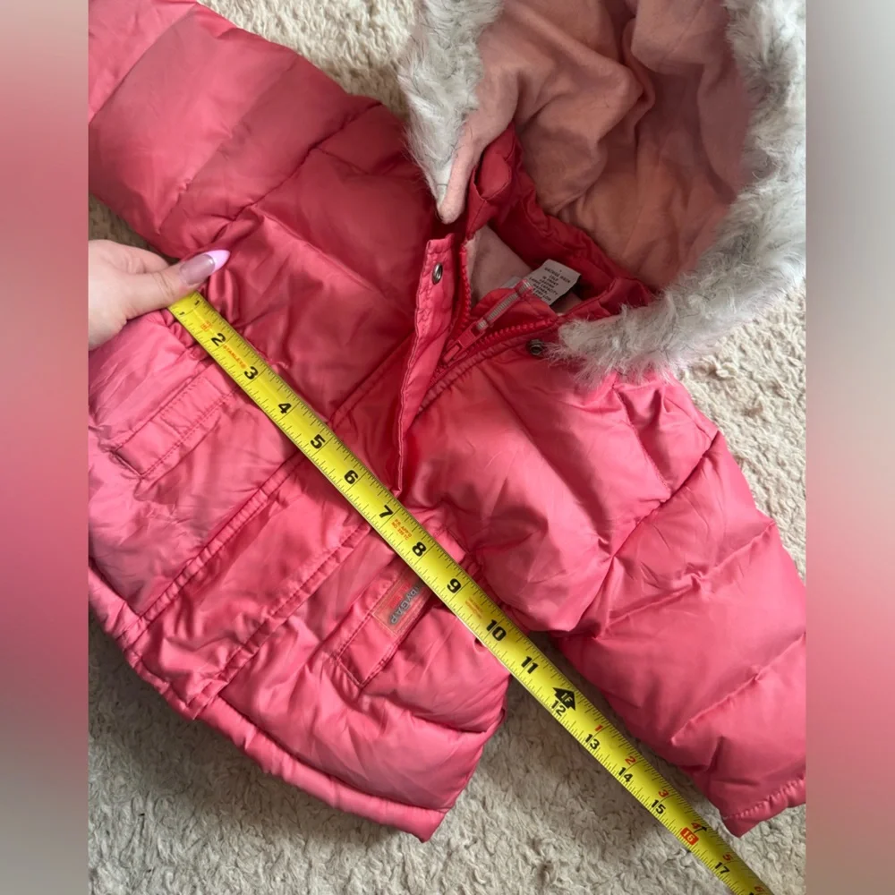 Vtg babygap puffer jacket fur hooded