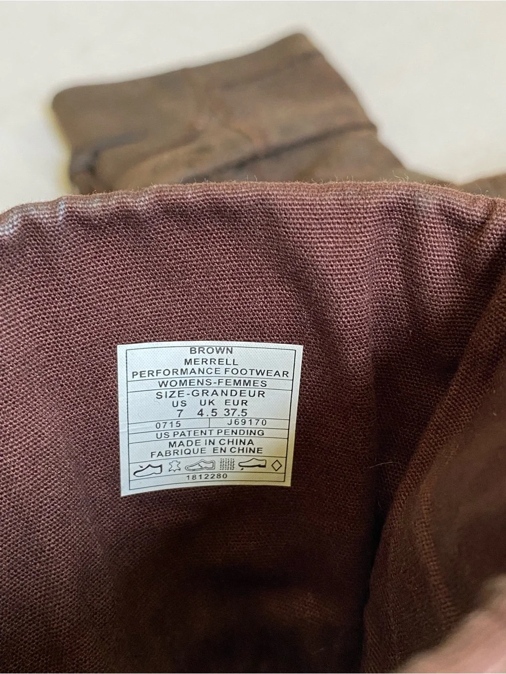 Merrell Haven Embossed Tooled Leather Brown Pull On Boot