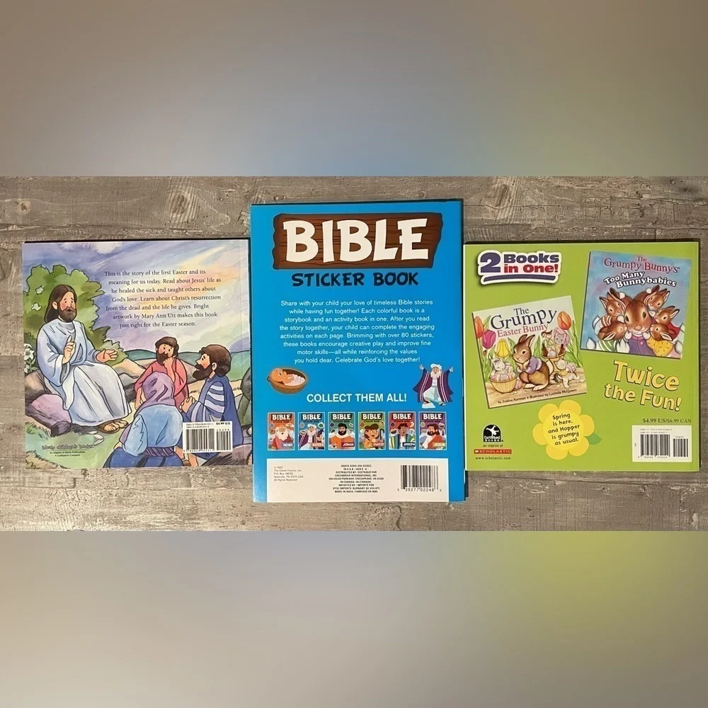 Children’s lot of Easter Story Books-8 books God Jesus Christian Religion
