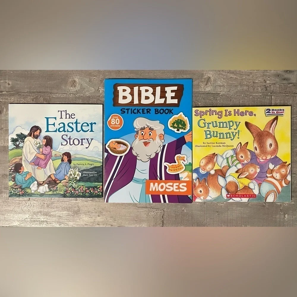 Children’s lot of Easter Story Books-8 books God Jesus Christian Religion