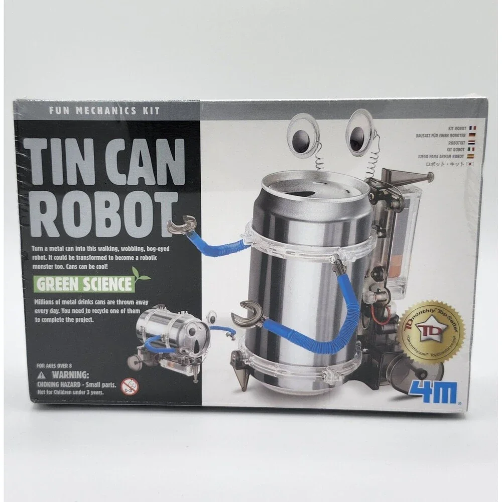Tin Can Robot Kit - Toysmith/4M (NIP)
