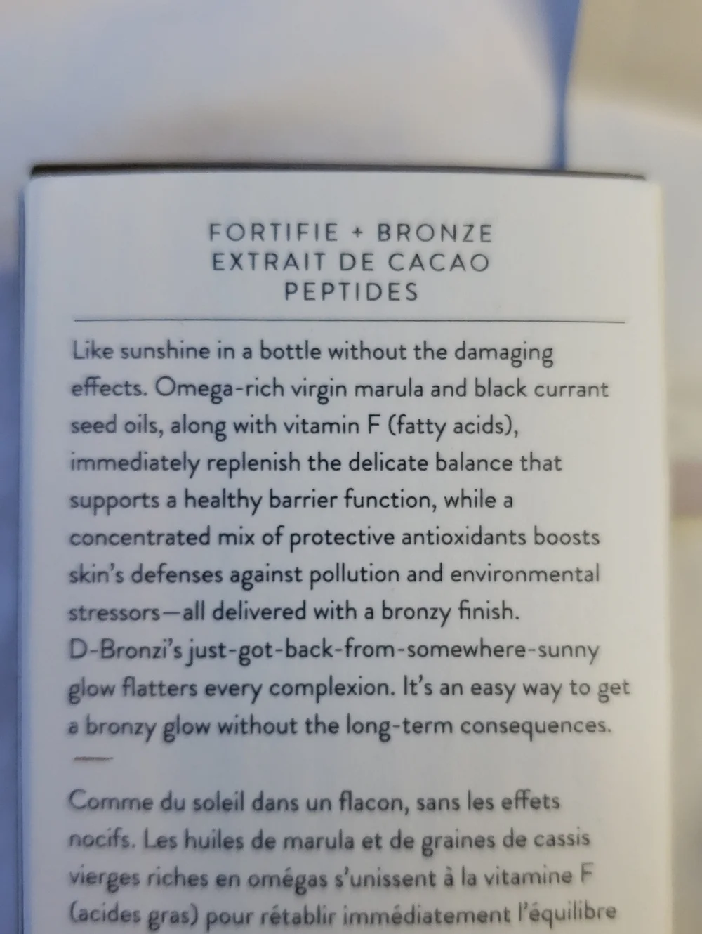 Drunk Elephant bronzi anti