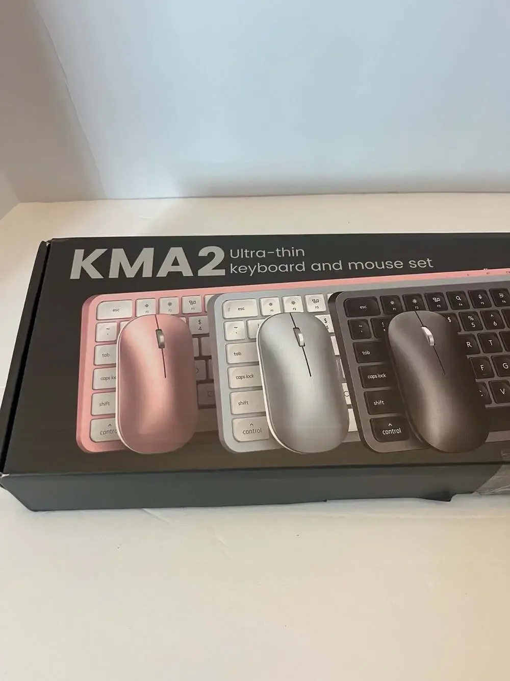 SABLUTE KMA2 Ultra-Thin Rechargeable Bluetooth Keyboard and Mouse Combo