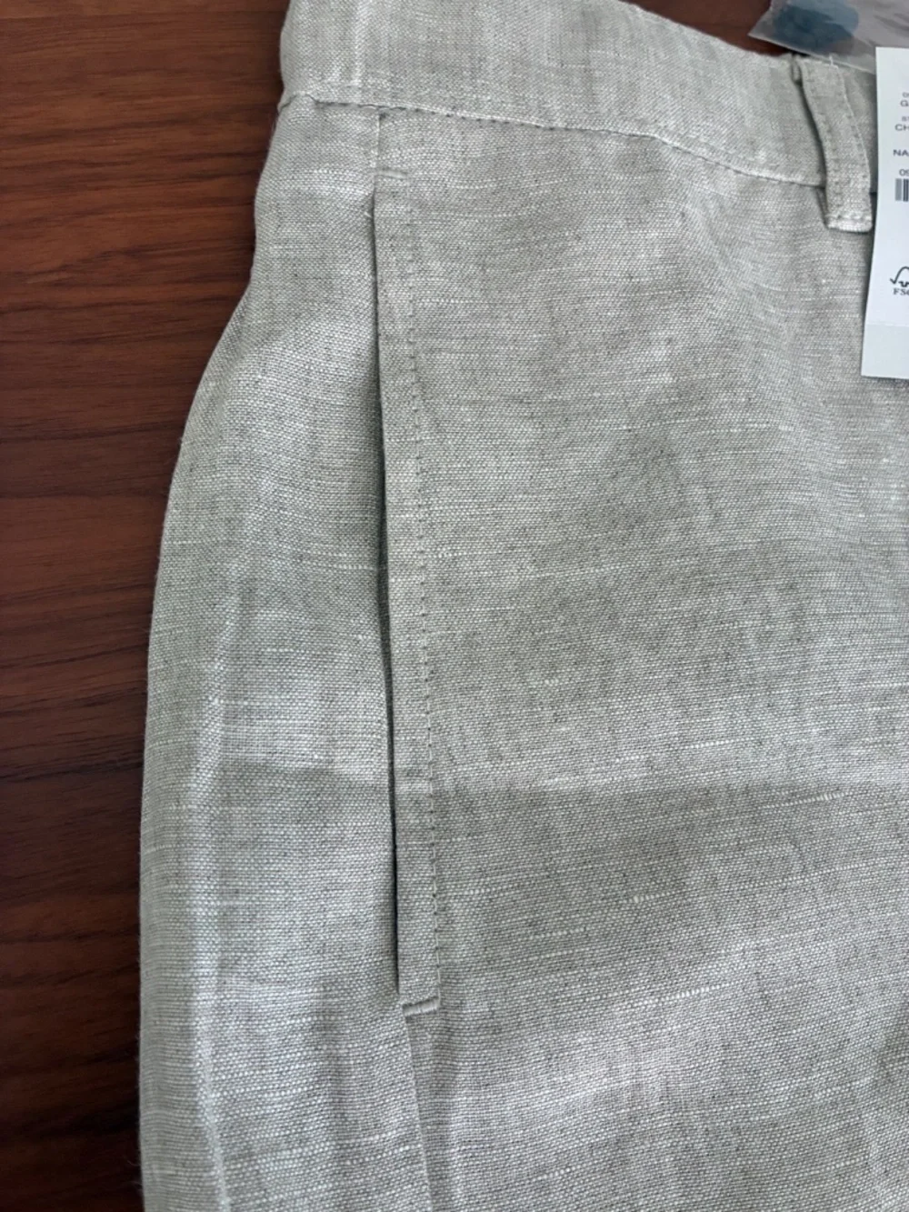 J.Crew Linen Harbor Pull-On Shorts NWT Medium Taupe